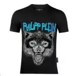 manches courtes t-shirt philipp plein prix bas wolf head mode